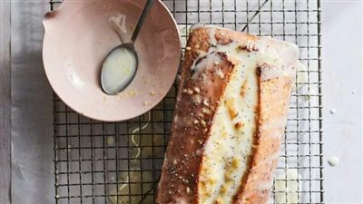 Lemon Poppyseed Loaf with Yogurt Glaze
