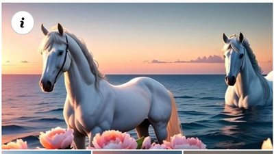 Embracing Nature’s Poise: Unveiling the Enigmatic Beauty of Lotus Blossoms and Majestic Horses 