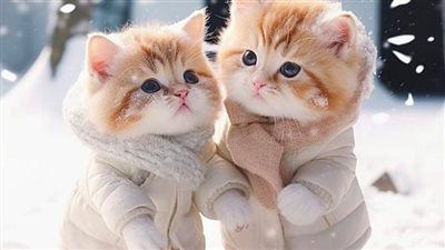 The Adorable Snow-Loving Cat from Russia with Chubby Charm