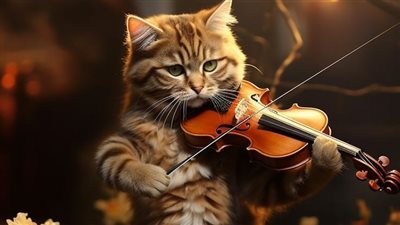 HARMONY UNNOTICED: STREET SINGER FINDS AUDIENCE IN FOUR FELINE FANS 🎶🐾