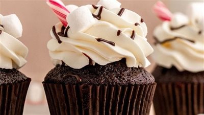 SUGAR COOKIE HOT COCOA CUPCAKES