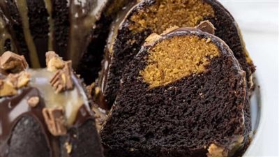Chocolate Peanut Butter Bundt Cake