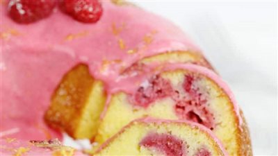 Raspberry Lemon Bundt Cake