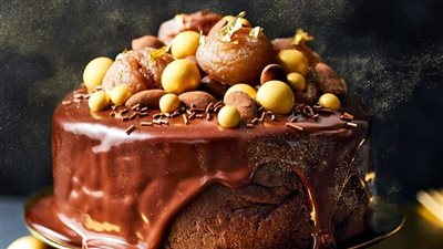 Chocolate and chestnut cake