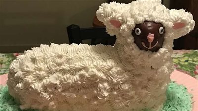 Easter Lamb Cake