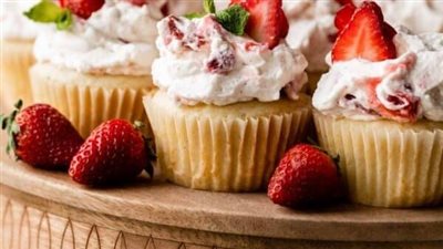 Strawberry Shortcake Cupcakes