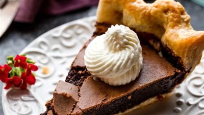 Magical Chocolate Chess Pie