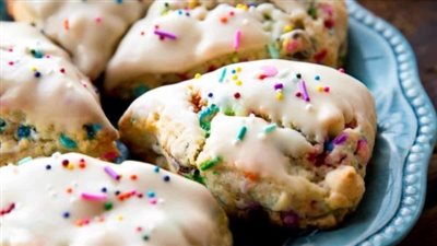 Rainbow Sprinkle Scones