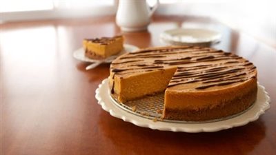 Pumpkin Cinnamon Chip Cheesecake