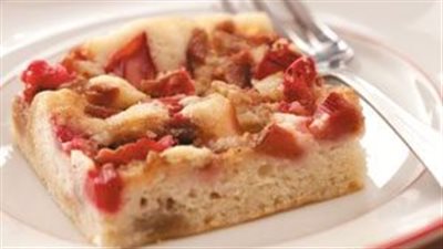 Royal Rhubarb Coffee Cake