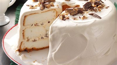 Toffee Angel Food Cake