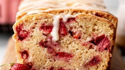 Glazed Strawberry Bread