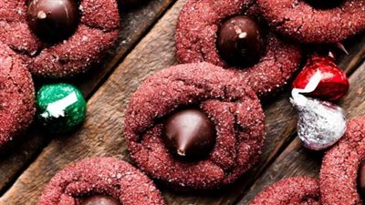 Red Velvet Kiss Cookies