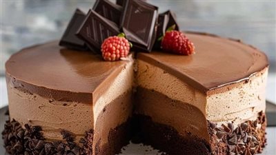  Chocolate Mousse Torte A Dream for Chocolate Lovers! 🍫✨
