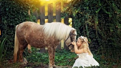 A Precious Bond: My 4-Year-Old Apprentice and Her Adorable Foal ‎
